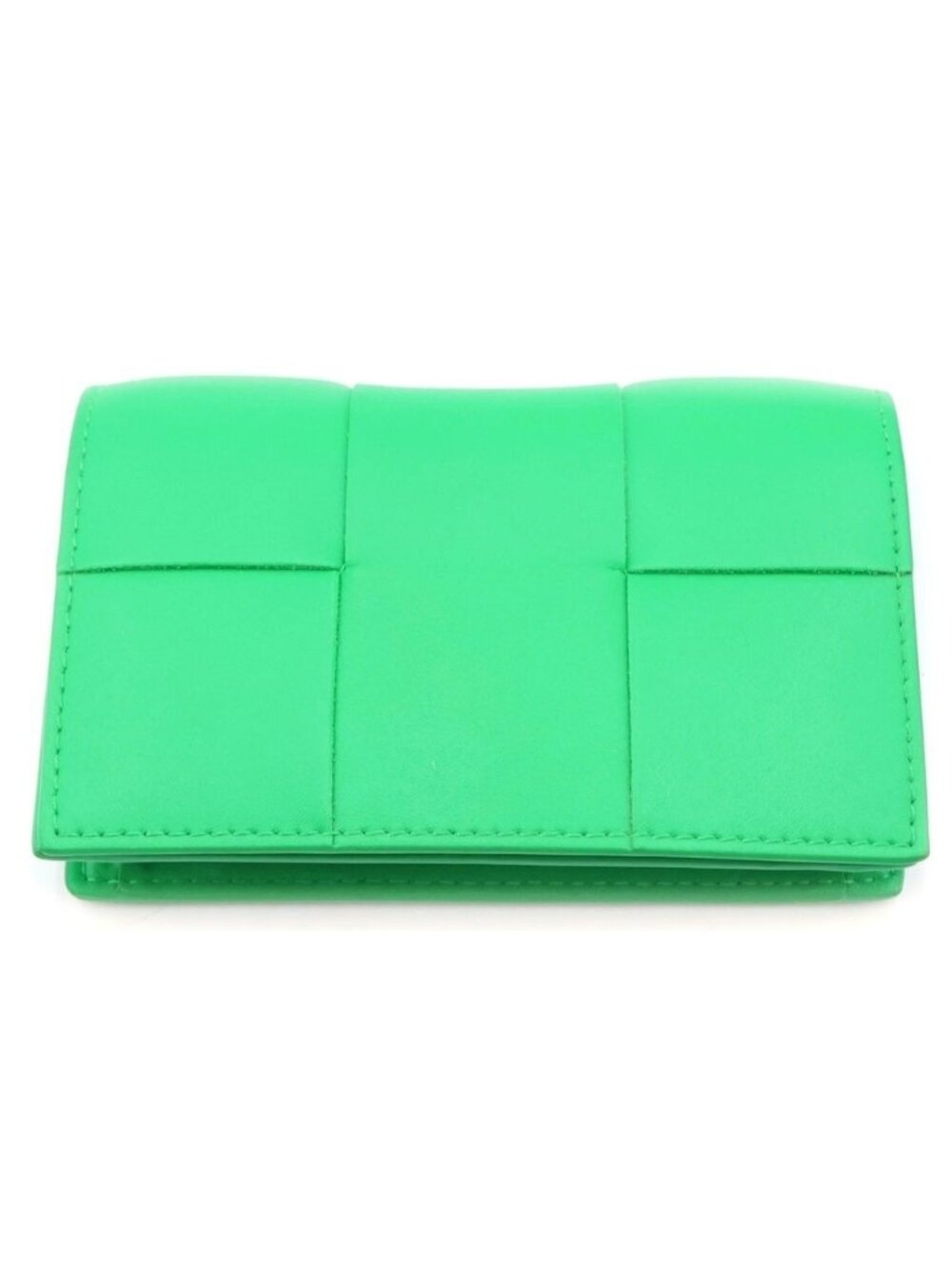 Bottega Veneta Intrecciato Cassette Business Case Green